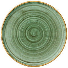  Churchill Steinguss-Platte mit gr&uuml;nen W&auml;nden, Samphire, 10 1/4 Zoll (6 St&uuml;ck) 
