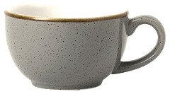  Churchill Stonecast Cappuccinotasse, grau, 170 ml, (12 St&uuml;ck) 