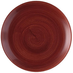  Churchill Stonecast Patina Rote Rost Evolve Coupe Teller 260mm (12 St&uuml;ck) 