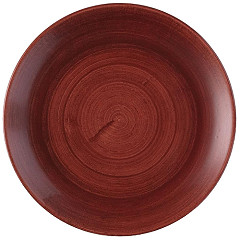  Churchill Stonecast Patina Rot Rost Evolve Coupe Teller 219mm (12 St&uuml;ck) 