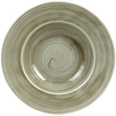  Churchill Stonecast Patina Antik Weit Rand Sch&uuml;sseln Gr&uuml;n 280mm (12 St&uuml;ck) 