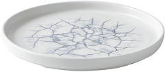 Churchill Studio Prints Kintsugi-Teller mit Perlenw&auml;nden, Grau, 220 mm (6 St&uuml;ck) 