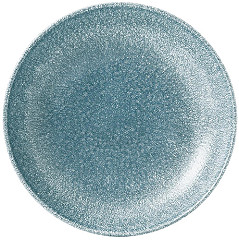  Churchill Studio Prints Raku-Coup&eacute;-Sch&uuml;ssel, rund, Topasblau, 182 mm, (12 St&uuml;ck) 