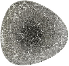  Churchill Studio Prints Kintsugi Quartz Schwarze Dreiecksplatte, 265 mm, (12 St&uuml;ck) 