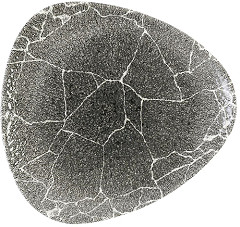  Churchill Studio Prints Kintsugi Quartz Schwarze Dreiecksplatte 229 mm (12 St&uuml;ck) 
