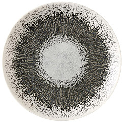  Churchill Studio Prints Fusion Black Coupe-Teller, 165 mm, (12 St&uuml;ck) 