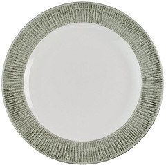  Churchill Bamboo Ceramic Spinwash Alpine Teller mit Fu&szlig;, 233 mm, (12 St&uuml;ck) 