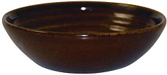  Churchill Bit on the Side Dip-Sch&auml;lchen, braun, gerippt, 113 mm (12 St&uuml;ck) 
