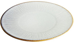  Olympia Drift Grau Gepr&auml;gte Coupe Teller 280mm (4er-Pack) 