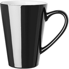  Olympia Cafe Latte Tasse Schwarz - 340ml (12 St&uuml;ck) 