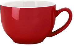  Olympia Cafe Cappuccinotassen rot 34cl 