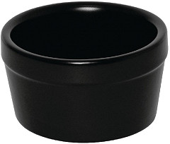  Olympia Rustic Aufflauff&ouml;rmchen schwarz 9,5cm 