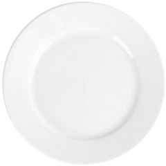  Olympia Whiteware Teller mit breitem Rand 20cm 