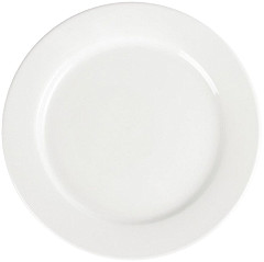  Olympia Whiteware Teller mit breitem Rand 28cm 