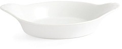  Olympia Whiteware runde Gratinschalen weiß 22 x 17,7cm 