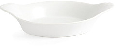  Olympia Whiteware runde Gratinschalen wei&szlig; 22 x 17,7cm 