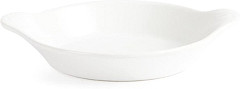  Olympia Whiteware runde Gratinschalen weiß 17 x 14cm 