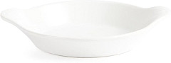  Olympia Whiteware runde Gratinschalen wei&szlig; 17 x 14cm 