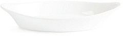 Olympia Whiteware ovale Gratinschalen wei&szlig; 25,3 x 14cm 