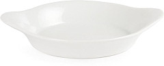  Olympia Whiteware runde Gratinschalen wei&szlig; 15,6 x 12,6cm 