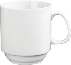  Olympia Whiteware stapelbare Becher 28,4cl 
