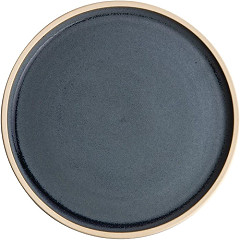  Olympia Canvas flacher runder Teller granit-blau 18cm 