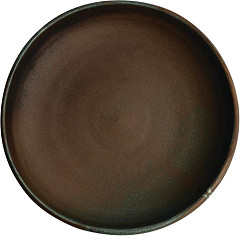  Olympia Canvas Schale mit hohem Rand dunkelgr&uuml;n 23cm 