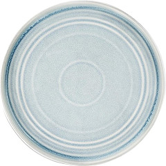  Olympia Cavolo Flacher runder Teller eisblau 27cm 