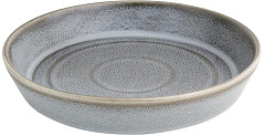  Olympia Cavolo Charcoal Dusk Flache runde Schale - 220mm (4 St&uuml;ck) 