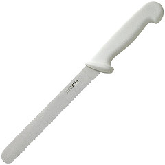  Hygiplas Brotmesser 20cm wei&szlig; 