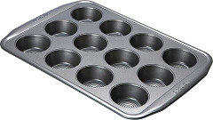  Circulon Muffinform aus Karbonstahl für 12 Muffins 