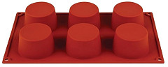  Pavoni Formaflex Muffinform Silikon 6 Muffins 