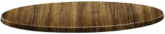  Topalit Classic Line runde Tischplatte Atacama Kirschenholz 60cm 