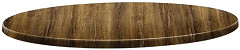  Topalit Classic Line runde Tischplatte Atacama Kirschenholz 70cm 