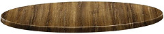  Topalit Classic Line runde Tischplatte Atacama Kirschenholz 80cm 