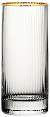  Utopia Hayworth Hiballgl&auml;ser mit Goldrand Gl&auml;ser 355ml (6er-Pack) 