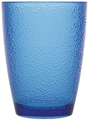  Olympia Kristallon Polycarbonat Becher Pebbled Blau 275ml (6 Stück) 
