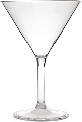  Kristallon Polycarbonat Martini Gläser 30cl 