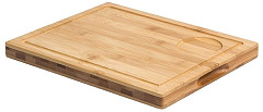  Olympia Steakbrett Bambus mit Aussparung 31 x 24cm 