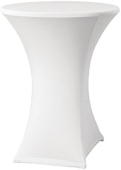  Gastronoble Tischhusse für Stehtische Samba D2 weiß 85cm 