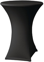  Gastronoble Tischhusse für Stehtische Samba D2 schwarz 85cm 