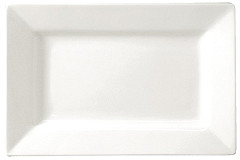  Lumina rechteckige Teller mit breitem Rand 20cm 