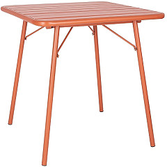  Bolero Terracotta Quadratischer Stahltisch - 700mm 