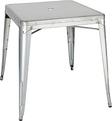  Bolero Bistro Tisch quadratisch aus verzinktem Stahl 668mm 