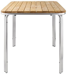  Bolero quadratischer Tisch Eschenholz 4 Beine 70cm 