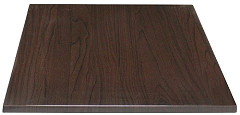  Bolero quadratische Tischplatte dunkelbraun 60cm 