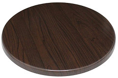  Bolero runde Tischplatte dunkelbraun 60cm 