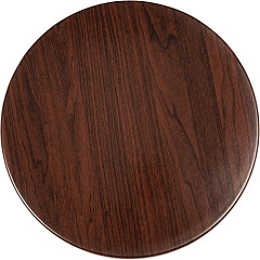  Bolero runde Tischplatte dunkelbraun 80cm 