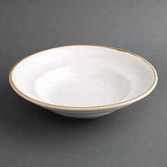  Olympia Kiln Pasta Sch&uuml;ssel Kreide 250mm 340ml (4 St&uuml;ck) 