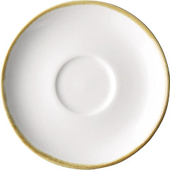  Olympia Kiln Untertassen Kreidewei&szlig; 14cm (6 St&uuml;ck) 